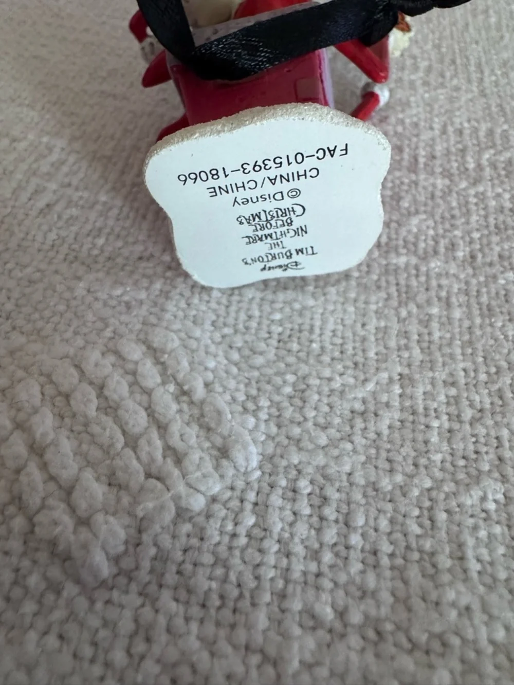 Disney Nightmare Before Christmas Santa Jack Skellington Chimney Ornament